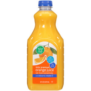 100% Premium Orange Juice With Calcium & Vitamin D