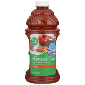 100% Spicy Vegetable Juice From Concentrate