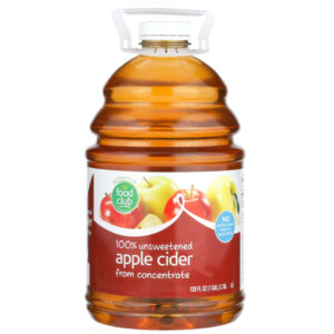 100% Unsweetened Apple Cider From Concentrate