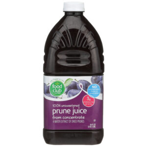 100% Unsweetened Prune Juice From Concentrate