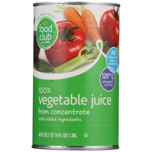100% Vegetable Juice From Concentrate