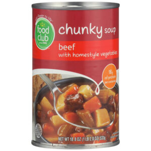 Beef With Homestyle Vegetables Chunky Soup