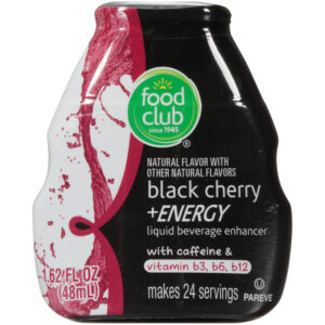 Black Cherry +Energy Liquid Beverage Enhancer
