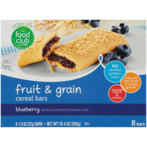 Blueberry Fruit & Grain Cereal Bars