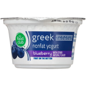 Blueberry Fruit On The Bottom Greek Nonfat Yogurt