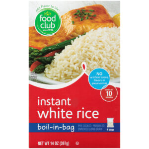Boil-In-Bag Enriched Long Grain Instant White Rice