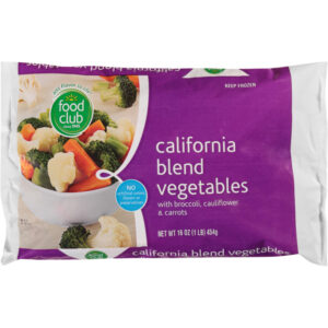 California Blend Vegetables With Broccoli  Cauliflower & Carrots
