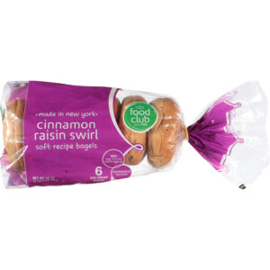 Cinnamon Raisin Pre-Sliced Bagels