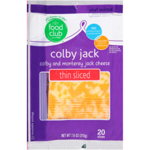 Colby Jack Colby And Monterey Jack Thin Sliced Cheese