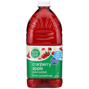 Cranberry Apple Juice Cocktail From Concentrate