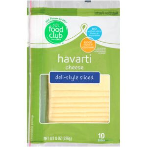 Deli-Style Sliced Havarti Cheese