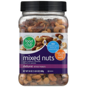 Deluxe Mixed Nuts With Cashews  Almonds  Filberts & Pecans Made With Sea Salt