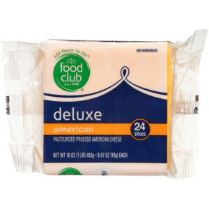 Deluxe Pasteurized Process American Cheese