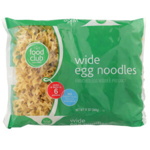 Enriched Egg Noodle Product  Wide Egg Noodles