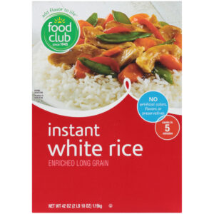 Enriched Long Grain Instant White Rice