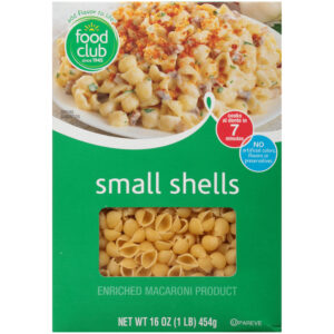 Enriched Macaroni Product  Small Shells