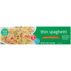Enriched Macaroni Product  Thin Spaghetti