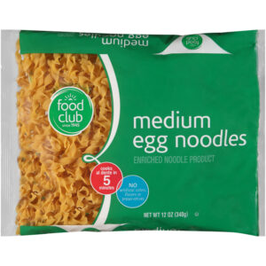 Enriched Noodle Product  Medium Egg Noodles
