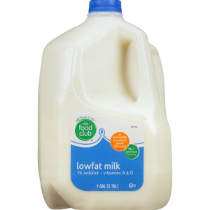 Food Club 1% Milkfat Lowfat Milk 1 gal