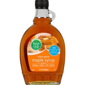 Food Club 100% Pure Maple Syrup 12 oz