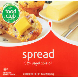 Food Club 53% Vegetable Oil Spread 4 ea