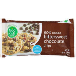 Food Club 60% Cacao Bittersweet Chocolate Chips 10 oz