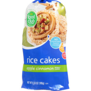 Food Club Apple Cinnamon Rice Cakes 6.52 oz