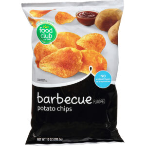 Food Club Barbecue Flavored Potato Chips 10 oz