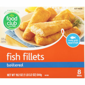 Food Club Battered Fish Fillets 8 ea
