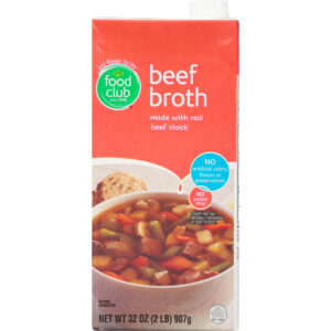 Food Club Beef Broth 32 oz