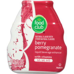 Food Club Berry Pomegranate Liquid Beverage Enhancer 1.62 fl oz
