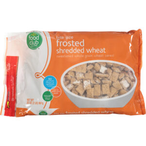 Food Club Bite Size Frosted Shredded Wheat Cereal 32 oz