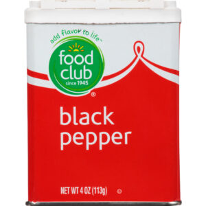 Food Club Black Pepper 4 oz