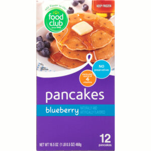 Food Club Blueberry Pancakes 12 ea