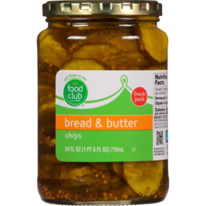 Food Club Bread & Butter Chips Pickles 24 oz