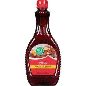 Food Club Butter Flavored Syrup 24 fl oz
