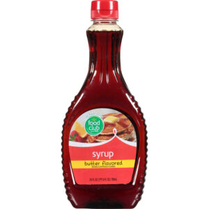 Food Club Butter Flavored Syrup 24 fl oz