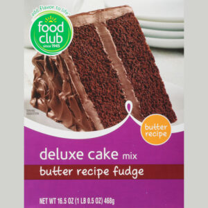 Food Club Butter Recipe Fudge Deluxe Cake Mix 16.5 oz