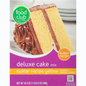Food Club Butter Recipe Yellow Deluxe Cake Mix 16.5 oz