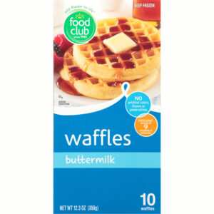 Food Club Buttermilk Waffles 10 ea