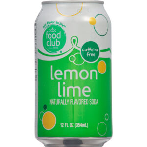 Food Club Caffeine Free Lemon Lime Soda 12 fl oz