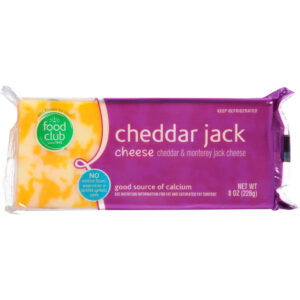 Food Club Cheddar Jack Cheese 8 oz