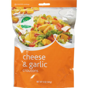 Food Club Cheese & Garlic Croutons 5 oz