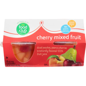Food Club Cherry Mixed Fruit 4 ea