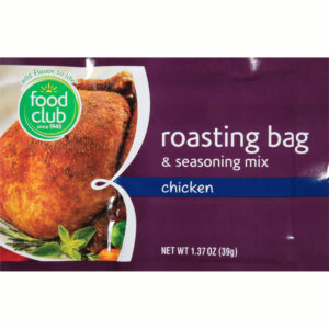 Food Club Chicken Roasting Bag & Seasoning Mix 1.37 oz
