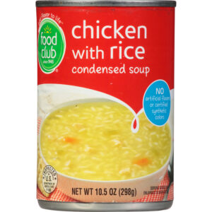 Food Club Chicken With Rice Condensed Soup 10.5 oz