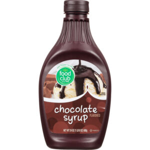 Food Club Chocolate Flavored Syrup 24 oz