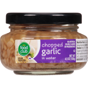 Food Club Chopped Garlic in Water 4.5 oz