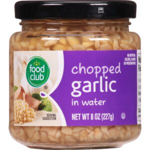 Food Club Chopped Garlic in Water 8 oz