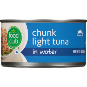Food Club Chunk Light Tuna In Water 12 oz
